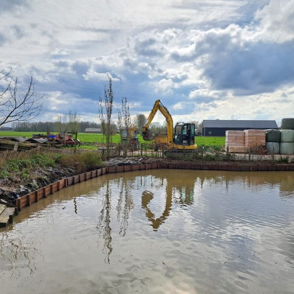 Damwanden aanleggen